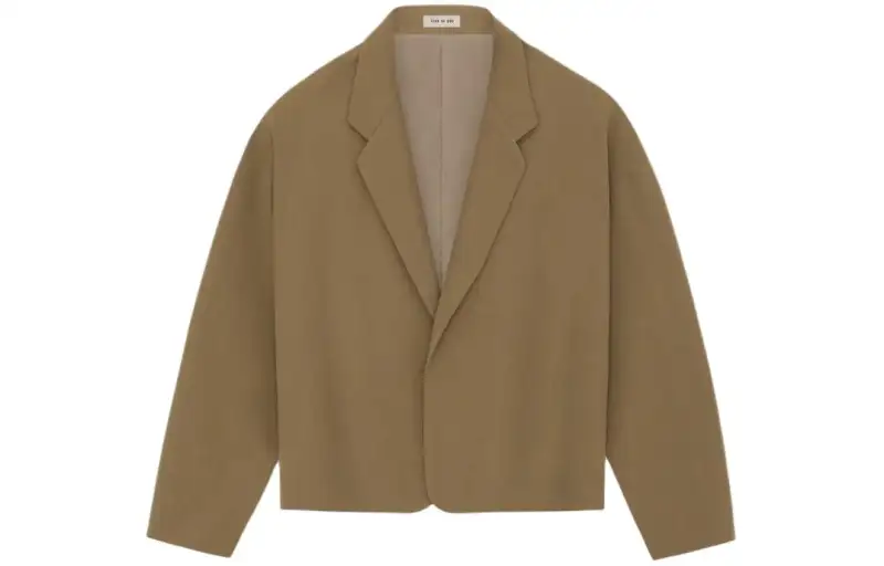 Fear of God SS24 Season 8 Series Wool 8th California Blazer Solid Color Loose Casual Suit Women's Deer/Deer