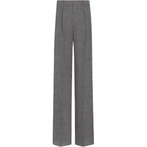 DIOR Wide Leg Pants Casual Pants Women's Gray