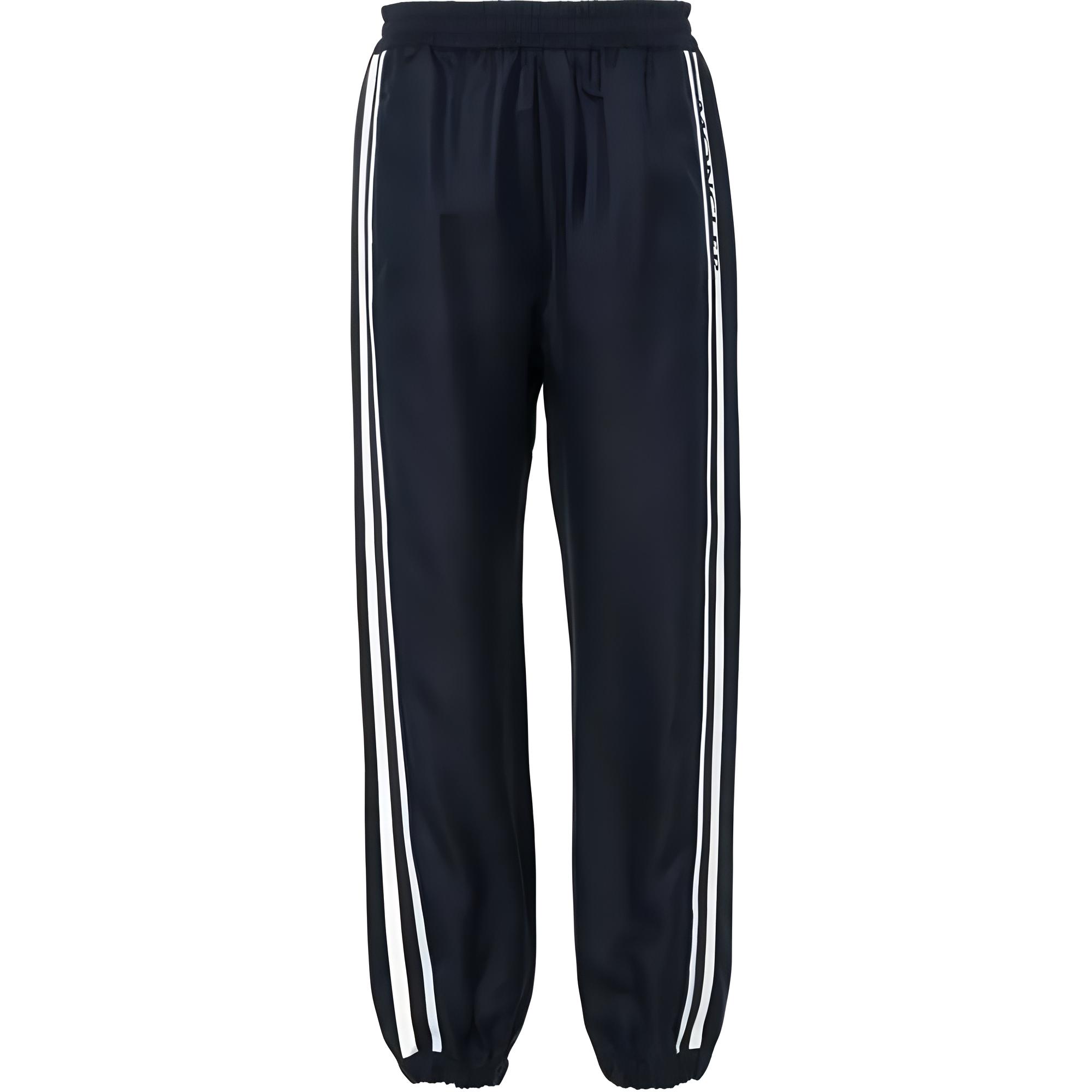 Женские штаны Moncler со стрелками (синие)