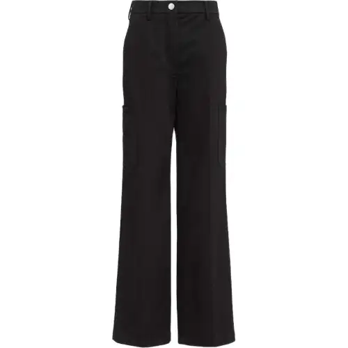 PRADA Triangle patch Straight leg Trousers