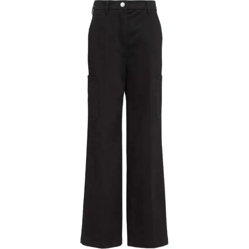 PRADA Triangle patch Straight leg Trousers