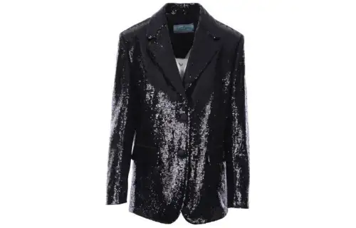 PRADA Sequin Embellished Tailored Blazer