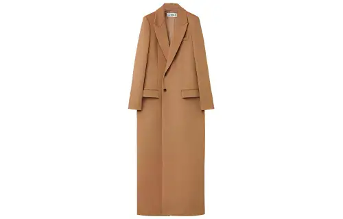 LOEWE Trench Coats Women's Umber Suit Collar Moderate Other