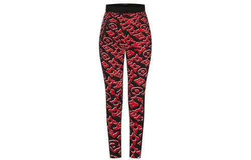 LOUIS VUITTON Pre Owned X Urs Fischer High waisted Leggings