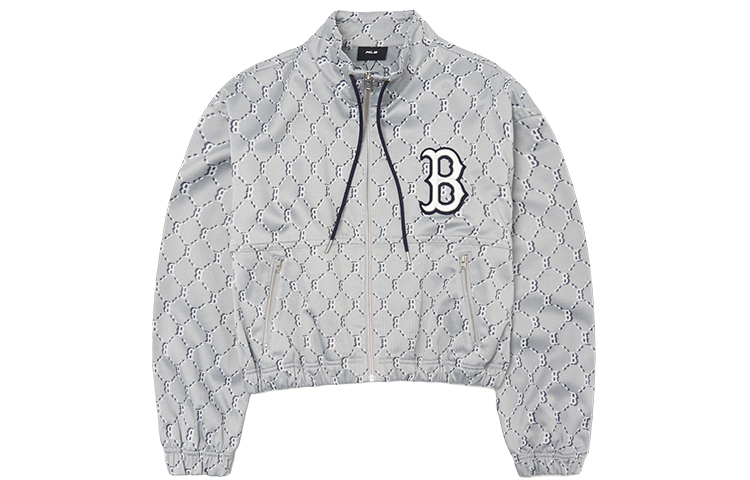 Женская куртка MLB Boston Red Sox (серая)
