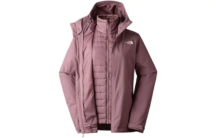 THE NORTH FACE Urban Exploration Waterproof And Windproof To Keep Warm Windbreaker Jacket Women's Purple