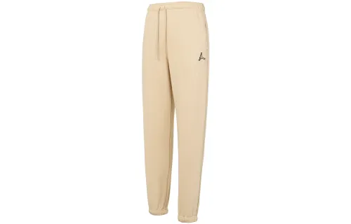 Jordan Knitted Sweatpants Women's Pink Moderate Cuffed Pants