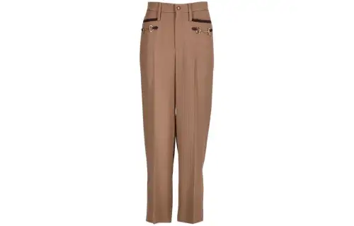 GUCCI Horsebit Detailed Tailored Trousers
