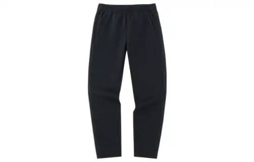 Anta Straight Fit Pants Moderate Sweatpants Spring Summer Women's Black