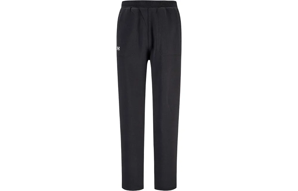 Under Armour Knitted Sweatpants Women's Black Moderate Slim Fit Pants