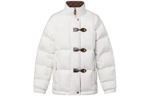 LOUIS VUITTON Monogram Accent Pillow Puffer Jacket