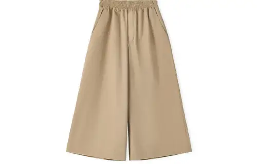 LOEWE Casual Pants Women's Sandstone Brown Moderate Straight Fit Pants