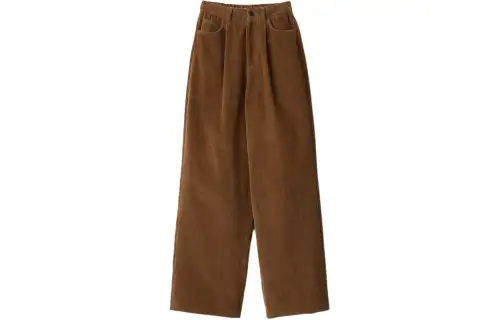 MIU MIU Garment Dyed Corduroy Pants Casual Pants Women's Cinnamon