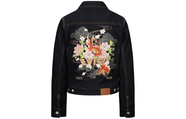 EVISU Denim Jacket Women's Denim Blue
