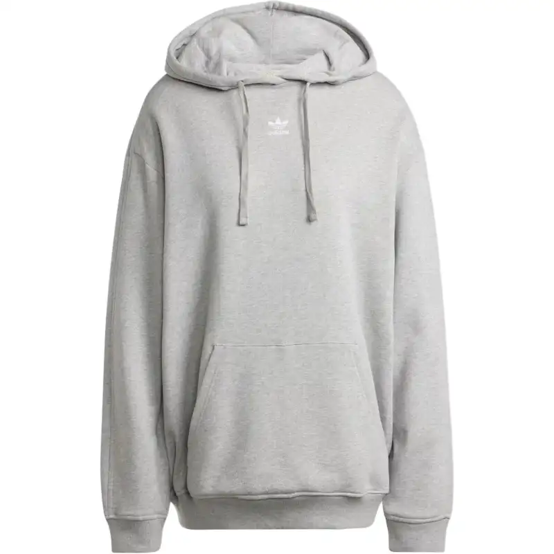 Adidas Essentials Loose French Terry Hoodie Medium Grey Heather