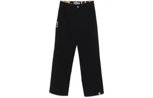 A BATHING APE Bape Casual Pants Women's Moderate Straight Fit Pants