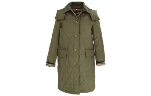 Burberry Puffer Jacket Women's Army Green