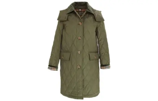 Burberry Puffer Jacket Women's Army Green