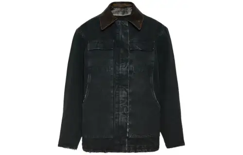 Prada triangle-logo canvas jacket