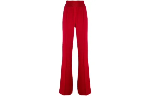 PRADA Casual Pants Women's Red Moderate Straight Fit Pants