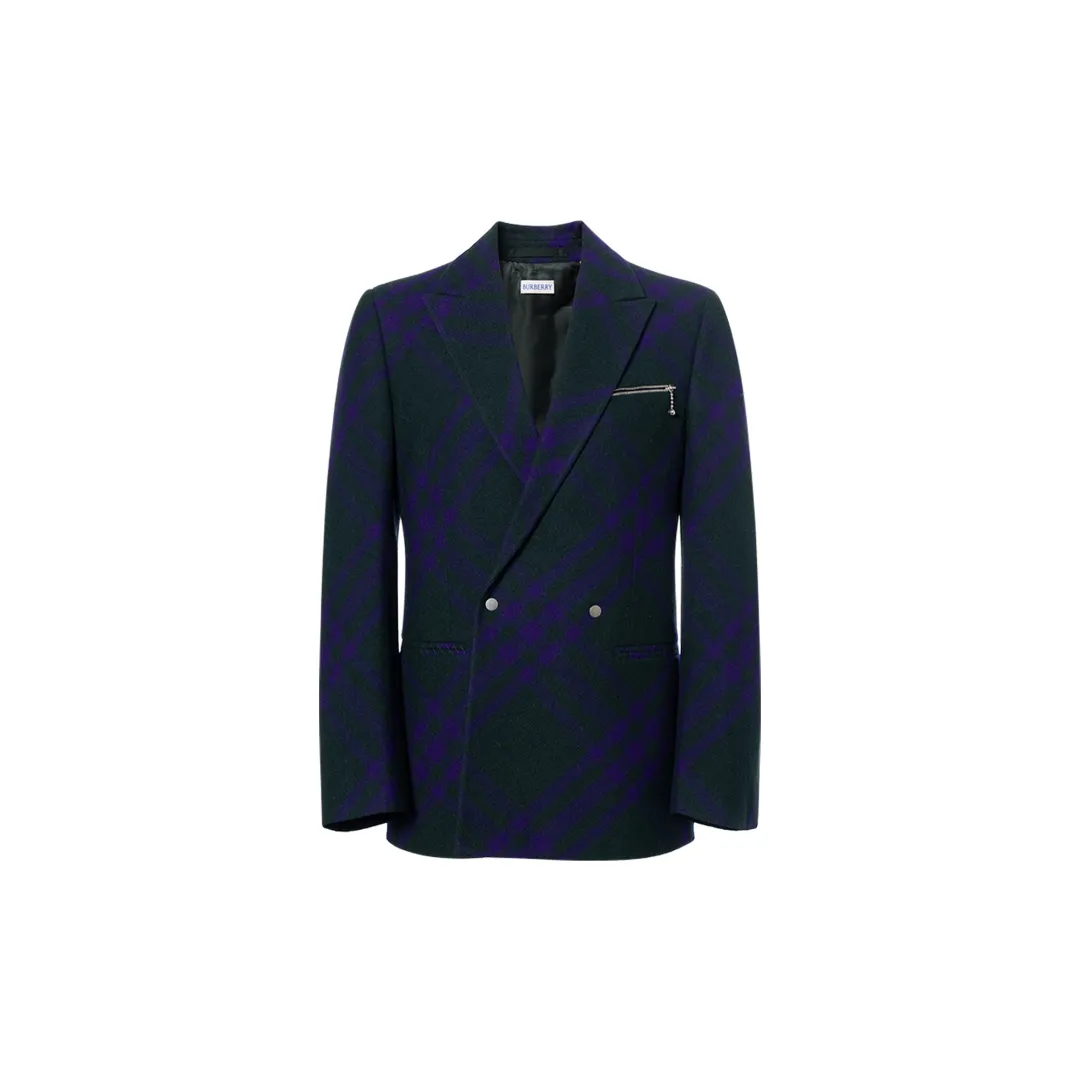 Burberry FW23 Business Suit Coat Women's Dark Purple