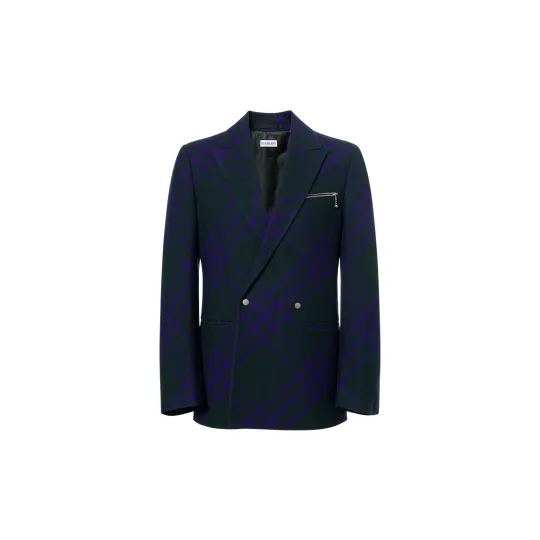 Burberry FW23 Business Suit Coat Women's Dark Purple
