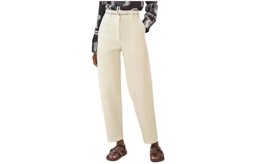 HERMES SS24 Casual Pants Women's White