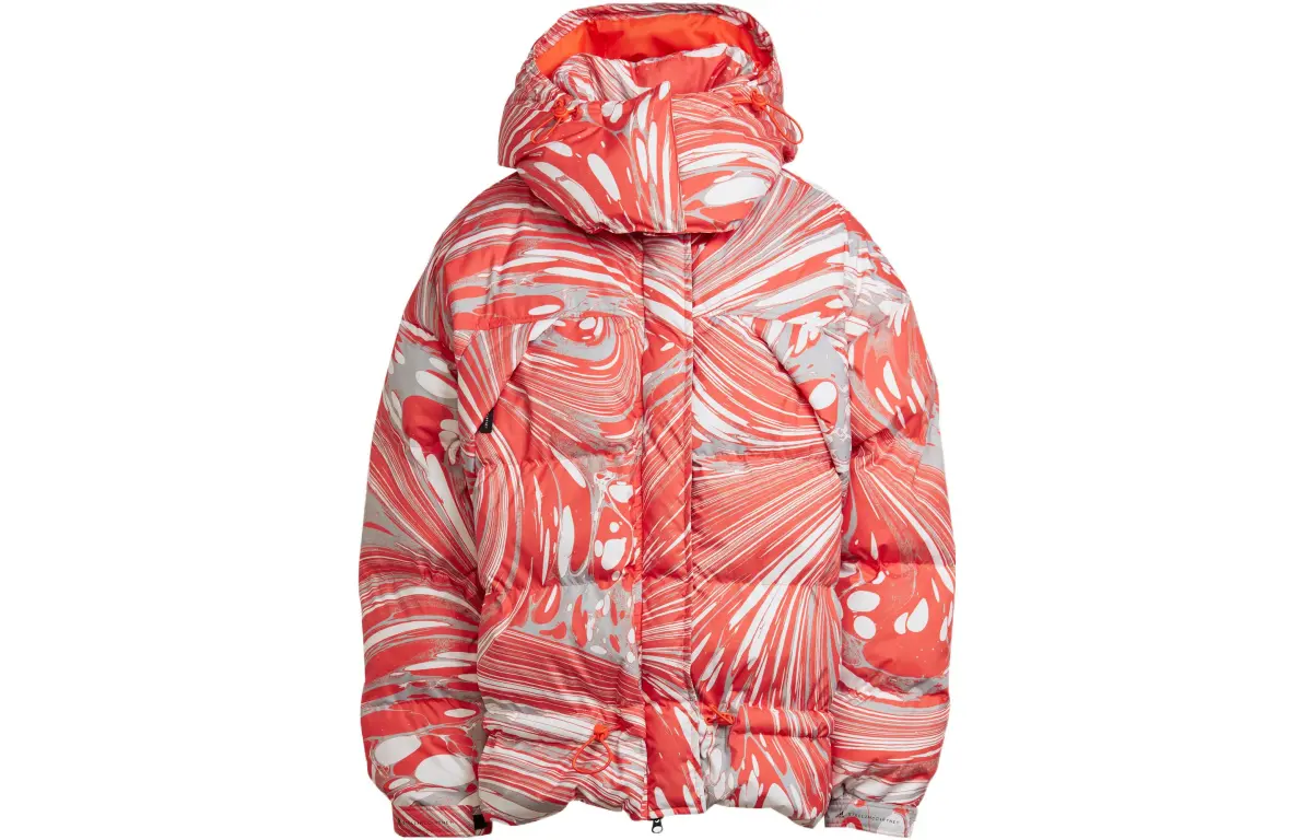 Adidas Puffer Jacket Women's Orange