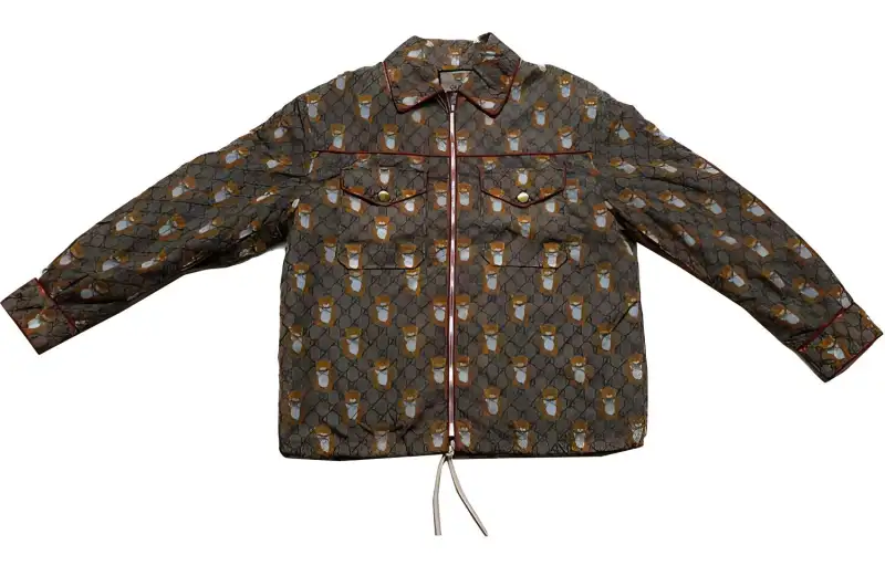 GUCCI Puffer Jacket Women's Brown