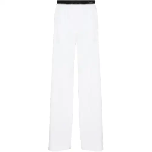 PRADA Logo Waistband Pants