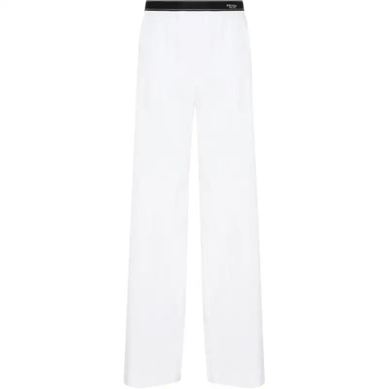 PRADA Logo Waistband Pants