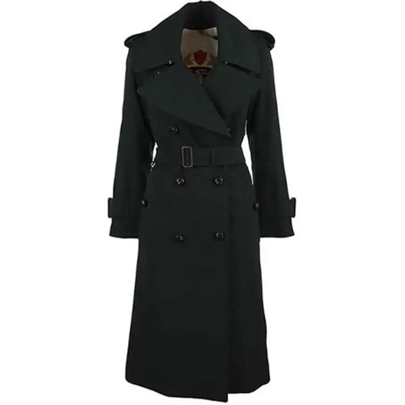 Burberry Trench Coat Women's Dark Green