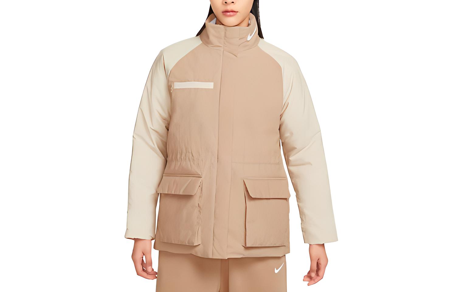 Женская куртка Nike (бежевая)