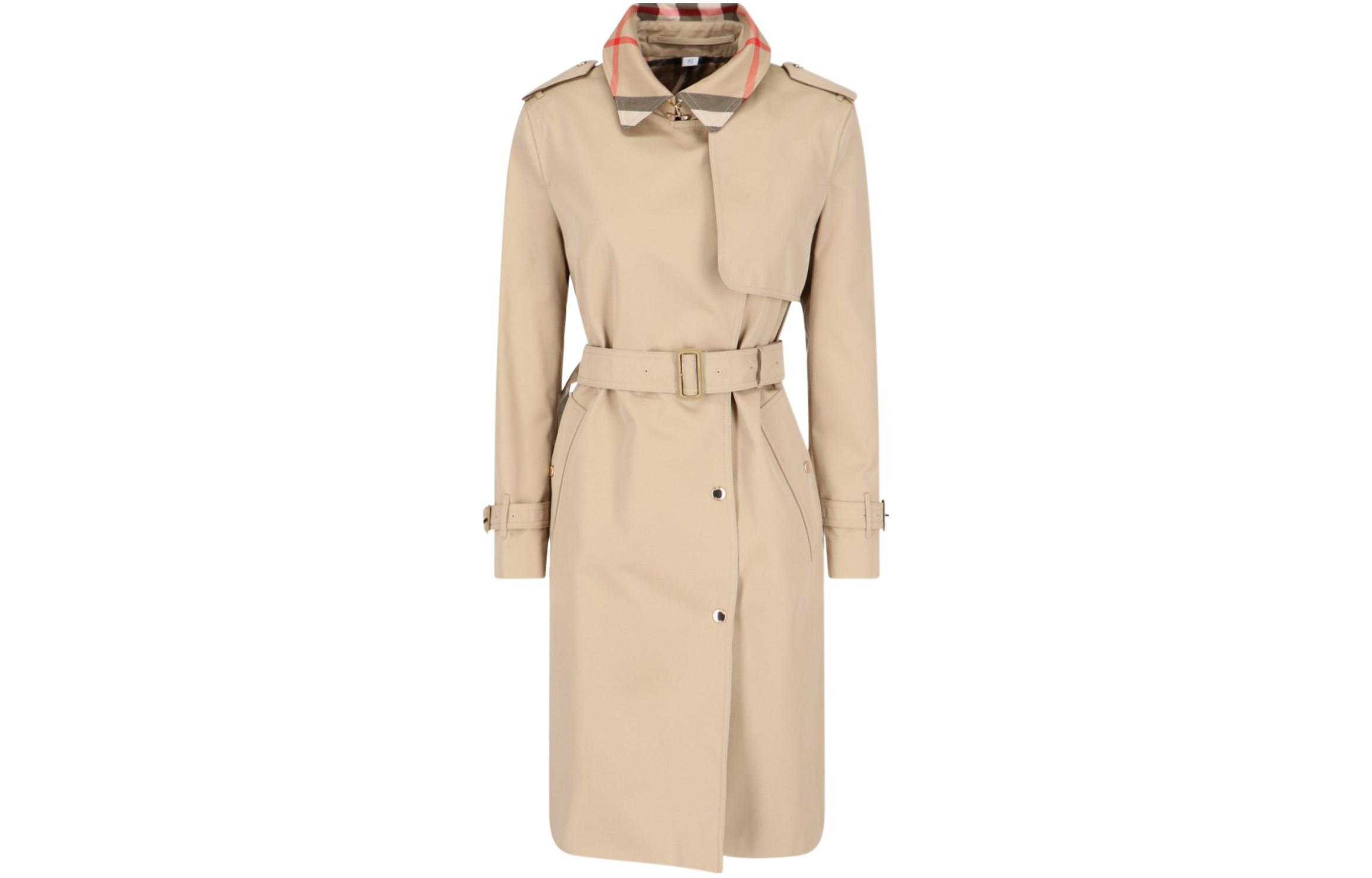 Женская куртка Burberry FW23 (хаки)