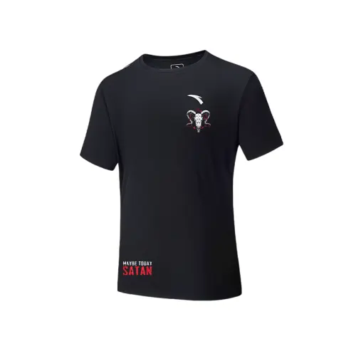 Anta Variety Training Collection T Shirt Unisex Basic Black