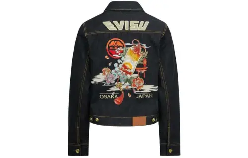 EVISU Denim Jacket Women's Denim Blue