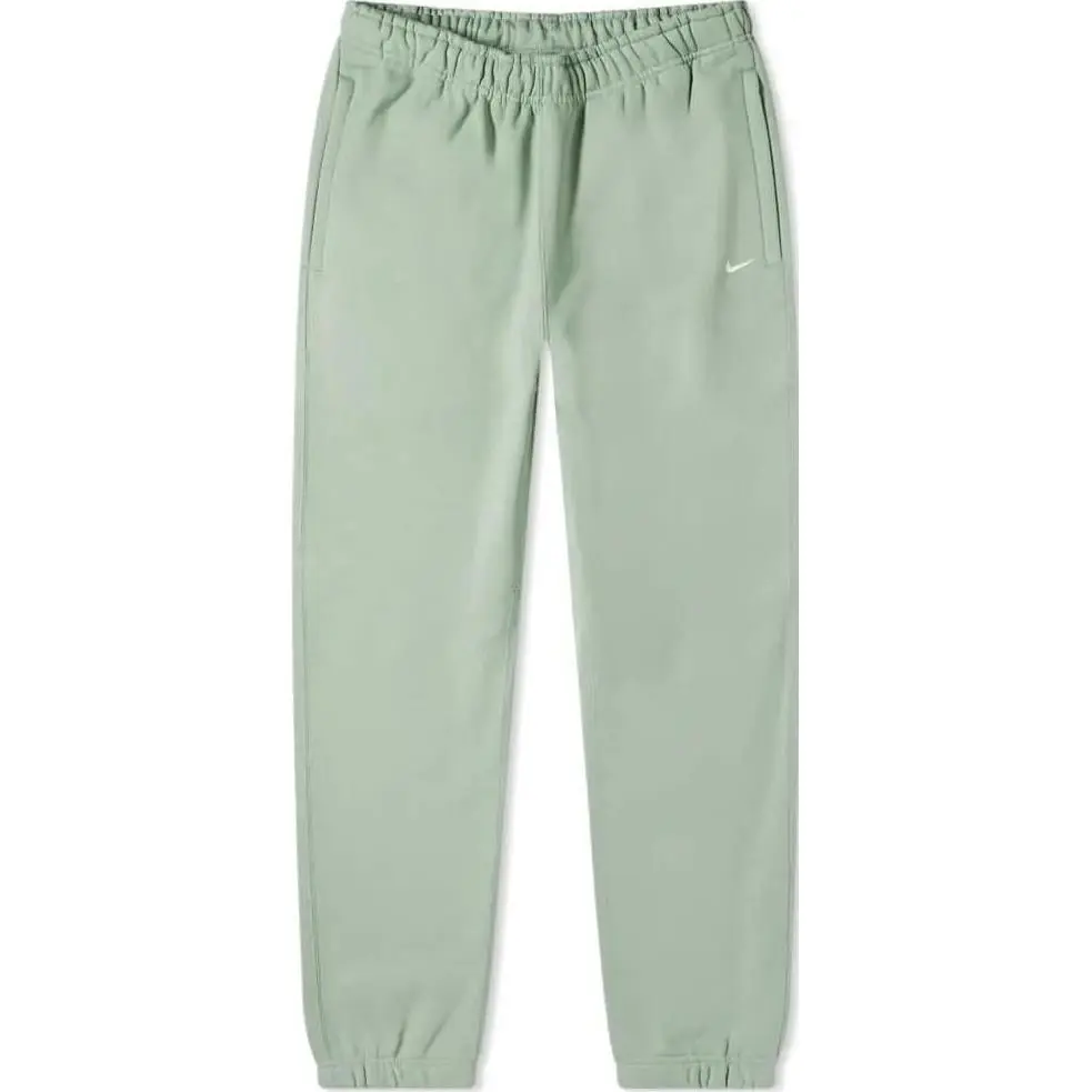 Nike Knitted Sweatpants Women's Green Moderate Cuffed Pants