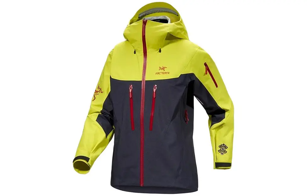 Arc'teryx ALPHA SS24 Waterproof And Windproof Windbreaker Jacket Women's Yellow