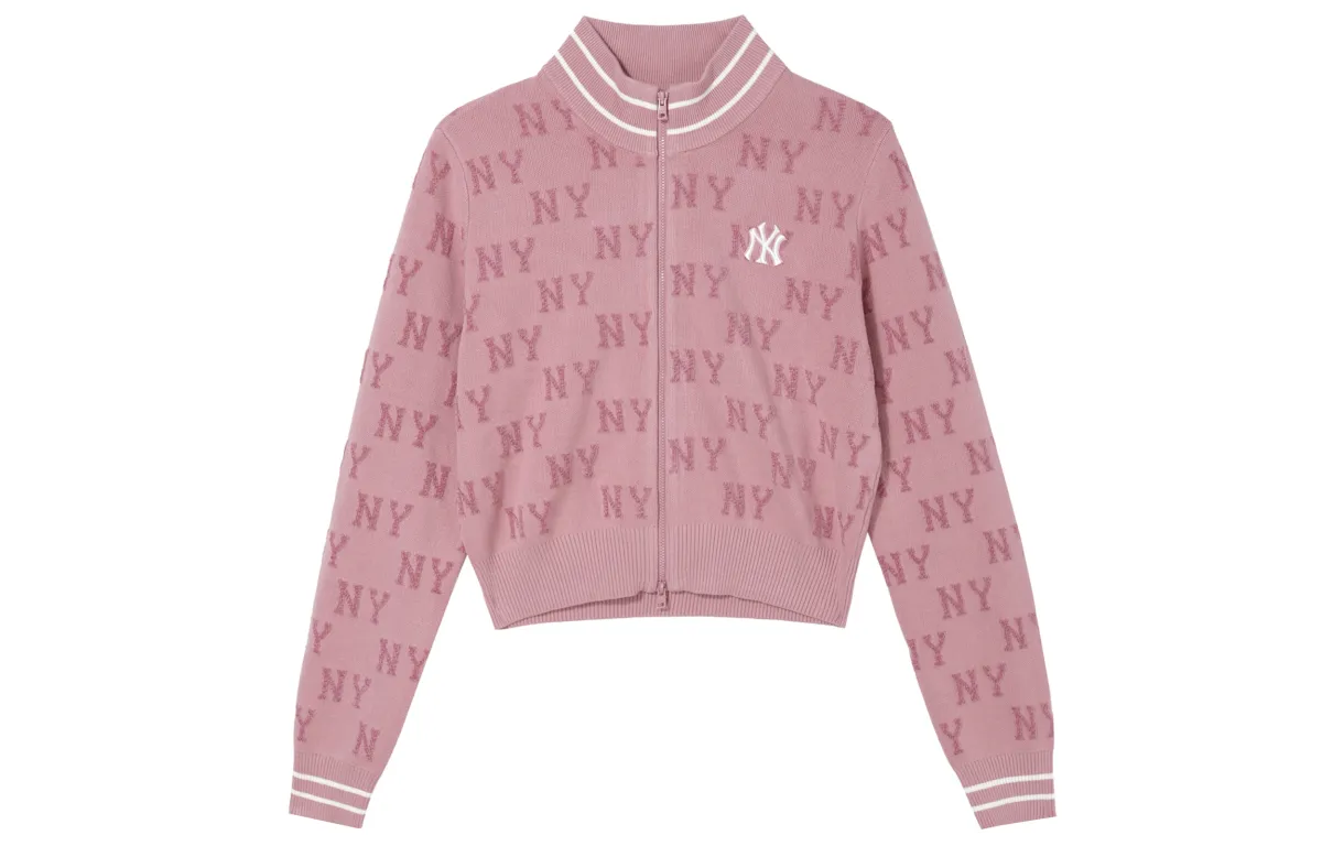 MLB New York Yankees Cropped Coat Women's Pink