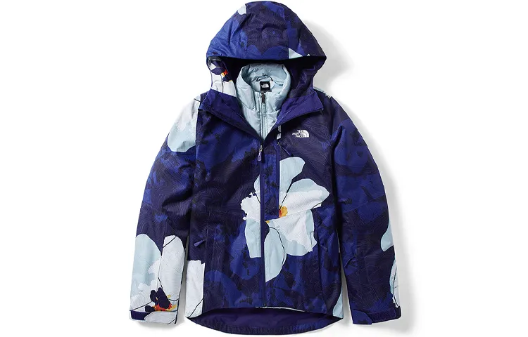 THE NORTH FACE 1994 Windbreaker Jackets Women's Blue Hooded Moderate
