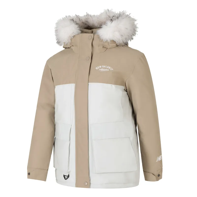 New Balance Sports Life Collection Down Jacket Women's Khaki