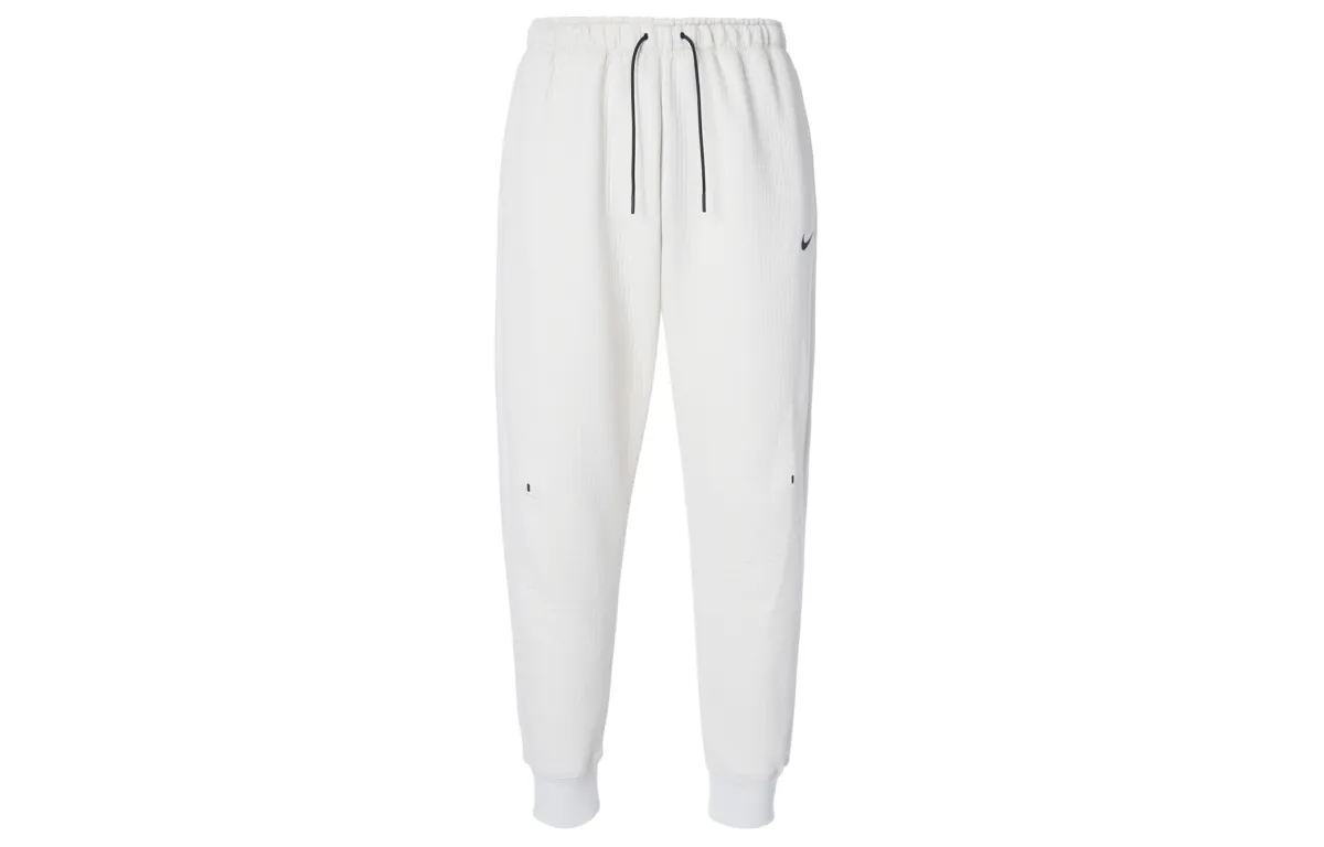 Nike Knitted Sweatpants Women's Light Bone Moderate Cuffed Pants