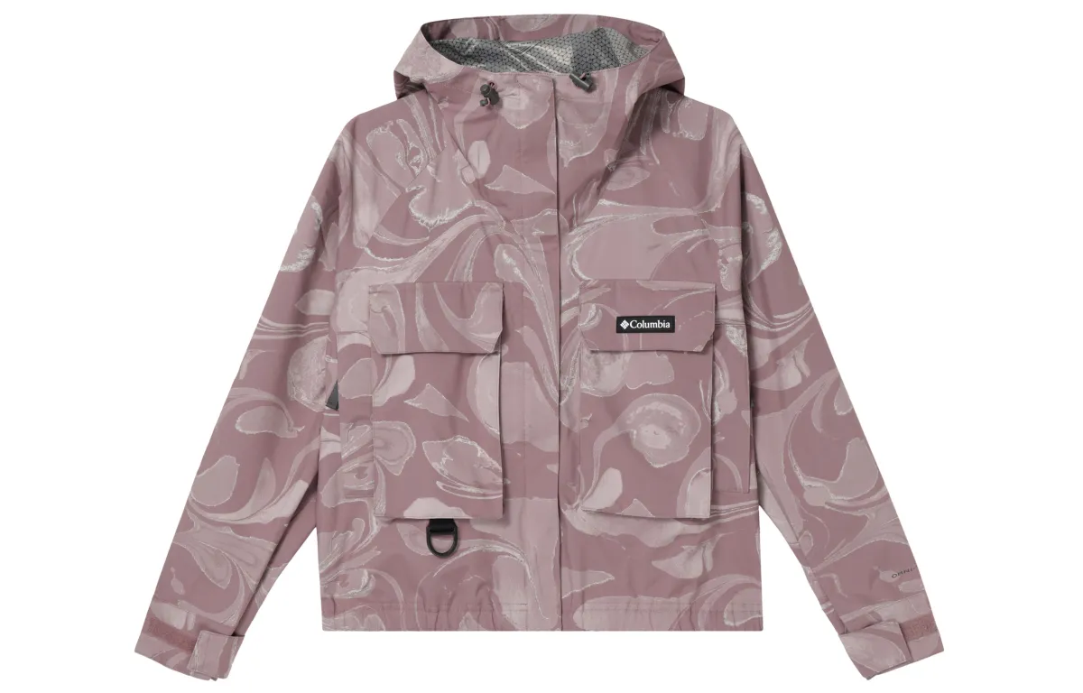 Columbia Waterproof Windbreaker Jacket Women's Pink