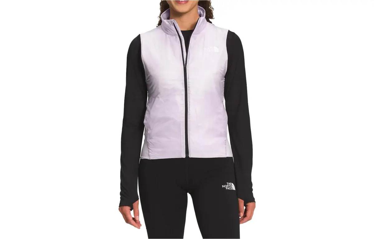 THE NORTH FACE Vests Women's Light Purple Stand Collar Moderate Other