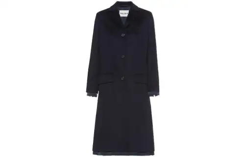 【Previous Season】Single-Breasted Velour coat
