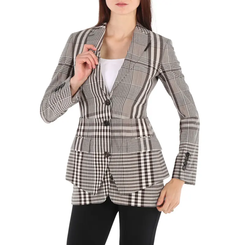 Burberry Business Suit Women's Gray Brown