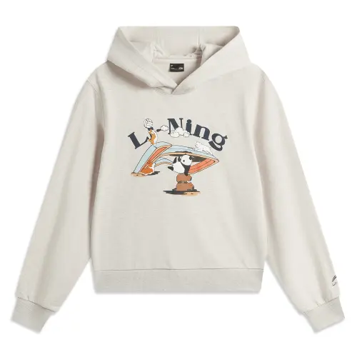Li Ning Sweatshirt Women's Heather Gray Tile Gray