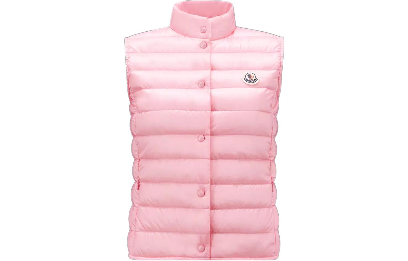 Женская куртка Moncler Liane Down Vest (розовая)