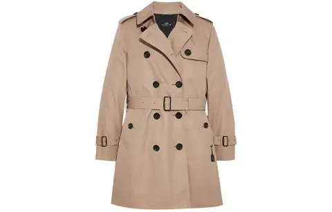 COACH Trench Coat Women's Khaki