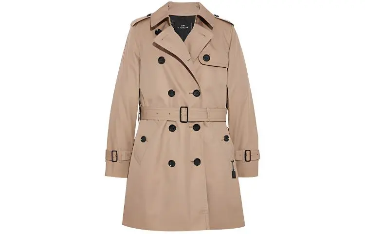 COACH Trench Coat Women's Khaki